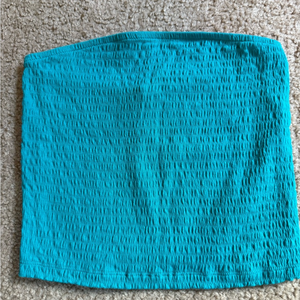 American Eagle Outfitters Vibrant Blue Tube Top